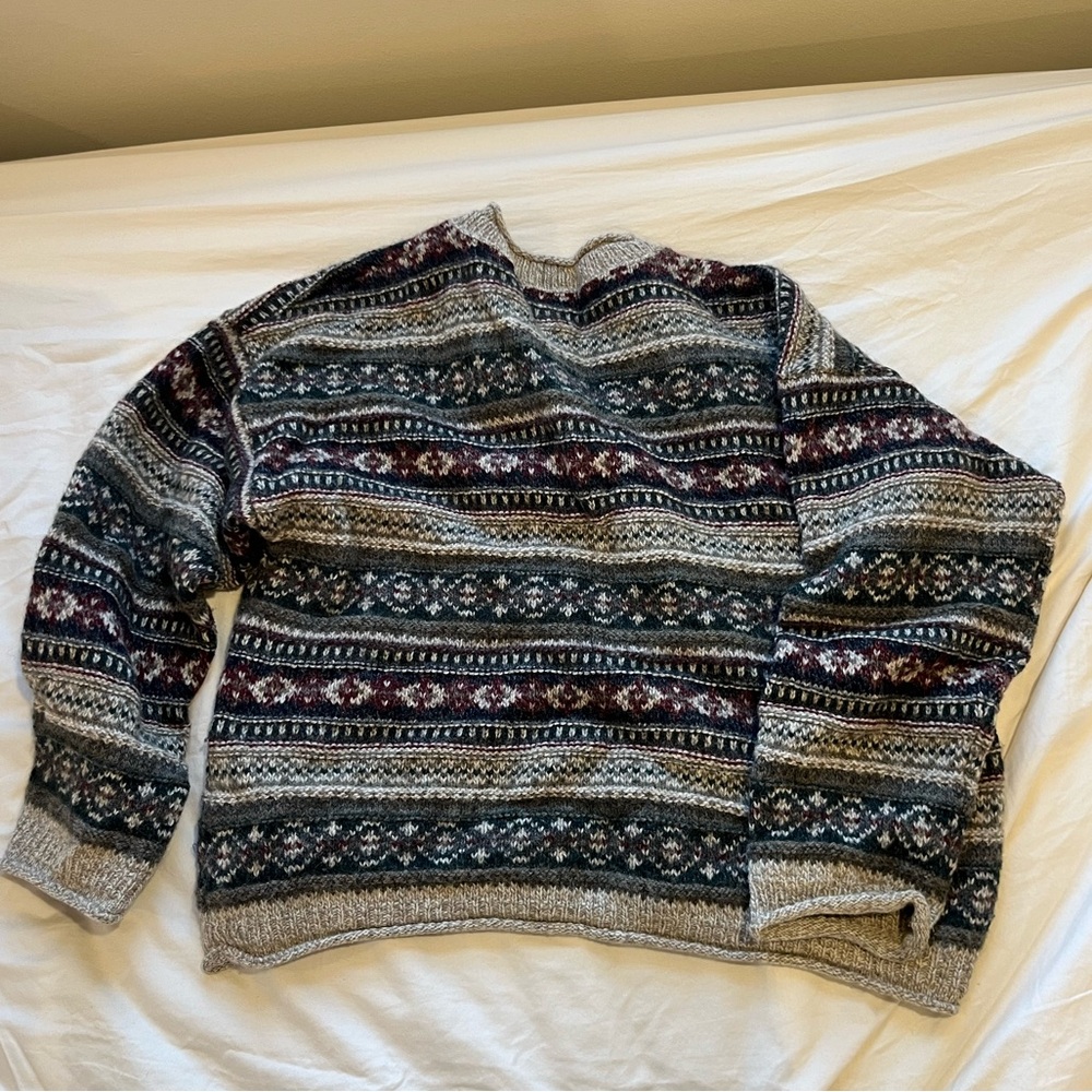 Fair isle wool sweater - Picture 3 of 3
